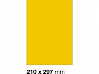 Etykieta 210 x 297 mm (żółta 1=25)