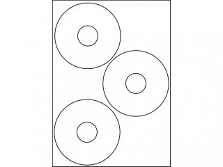 Etykieta na CD 117 mm
