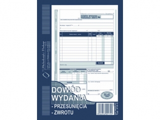 Druk -DW Dowd wydania-przesunicia-zwrot