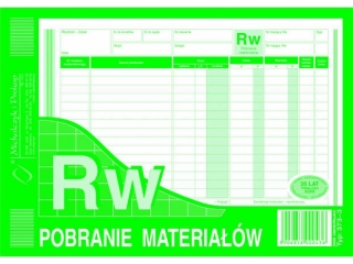 Druk -RW Pobranie materiau A5