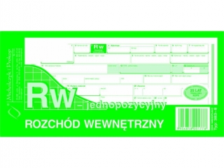 Druk -RW 1/3 A4 - jednopozycyjne