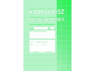Druk -Kwitariusz przychodowy A5