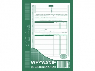 Druk -WZK Wezwanie do uzgodnienia kont A5