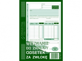 Druk -Wezwanie do zap.odsetek za zwok