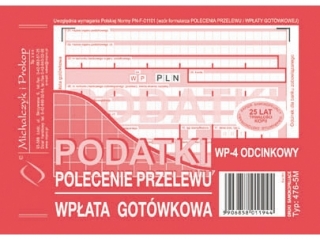 Druk -Polec.przel.A6 PODATKI (4 sk.)-Mi.