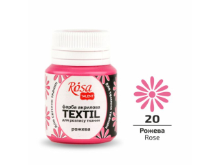 ROSA TALENT FARBA DO TKANIN  ROSE 20 20 ML