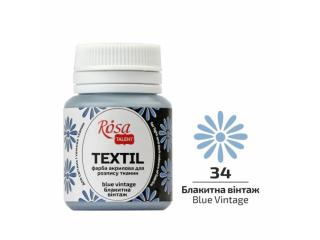 ROSA TALENT FARBA DO TKANIN BLUE VINTAGE 34 20 ML