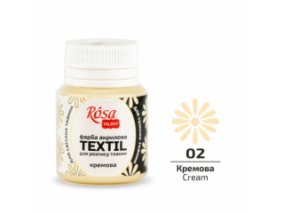 ROSA TALENT FARBA DO TKANIN CREAM 02 20 ML