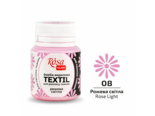 ROSA TALENT FARBA DO TKANIN ROSE LIGHT 08 20 ML