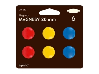 Magnesy, rednica 20 mm, Grand (sz)