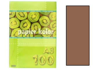 Papier (jk) A3-100 brązowy