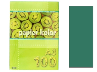 Papier (jk) A3-100 c.zielony