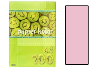 Papier (jk) A3-100 j.różowy