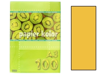 Papier (jk) A3-100 żółty