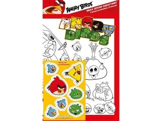 Mega zestaw kreatywny A2 z naklejkami Angry Birds Classic [o