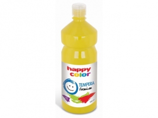 Farba tempera Premium 1000ml, cytrynowy, Happy Color