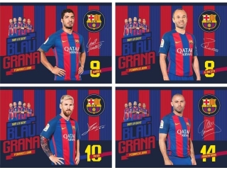 Blok rysunkowy A4 20 arkuszy FC Barcelona Barca Fan 5 [opakowanie=10szt]