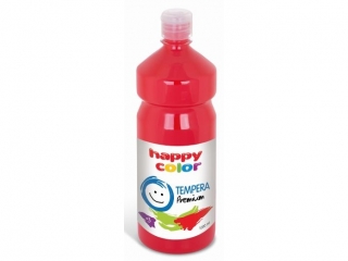 Farba tempera Premium 1000ml, czerwony, Happy Color
