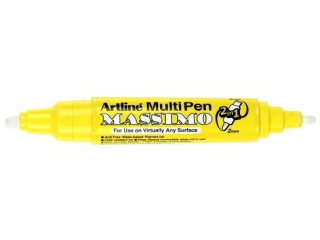 Marker permanentny 2-5mm ARTLINE MultiPen MASSIMO - bia�y [opakowanie=12szt]