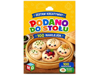 ZESTAW KREATYWNY Z NAKLEJKAMI - PODANO DO STO�U