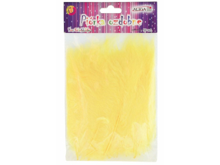 Piórka Jasnożółte (P-082) 10-12cm op 50szt