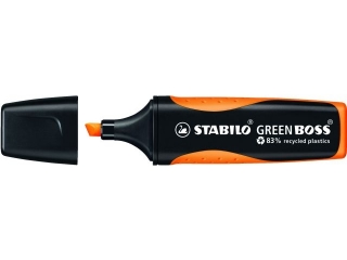 Zakrelacz STABILO GREEN BOSS pomaraczowy [opakowanie=10szt]