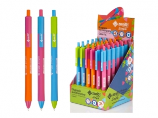 Dugopis automatyczny trjktny Zenith Simple Colorful display 36 sztuk [opakowanie=36szt] ASPROM