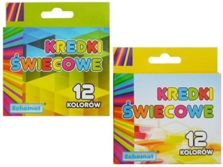 KREDKI ŚWIECOWE 12 KOL.0434