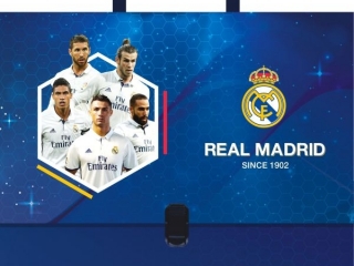 Teczka z rczk A4, twarda oprawa Real Madrid 3