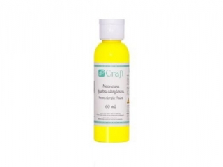 NEONOWA FARBA AKRYLOWA, 60 ML - YELLOW