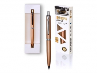 Długopis automatyczny metalowy 0, 8 mm ZENITH 60 GOLD ROSE w etui - 6 szt. display [opakowanie=6szt]
