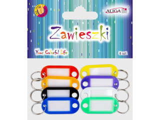 Zawieszki do kluczy PH-8251 mix kolorw, op. 8szt.
