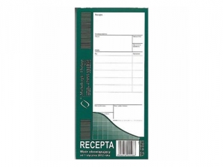 Druk -Recepta - zwyka