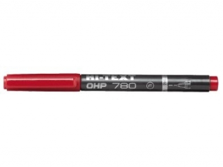 Permanent 780F CD OHP czerwony 12 szt. (opakowanie=12szt) (2proc)