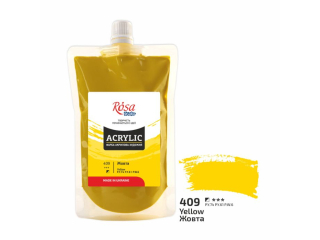 ROSA STUDIO FARBA  AKRYLOWA  YELLOW 409 200 ML