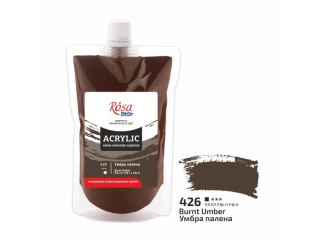 ROSA STUDIO FARBA  AKRYLOWA BURNT UMBER 426 200 ML