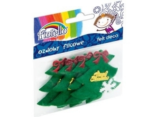 Ozdoby filcowe Fiorello GR-CH323 choinka KWBN24