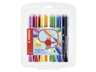 FLAMASTRY STABILO CAPPI, ETUI 12 SZT. (6)