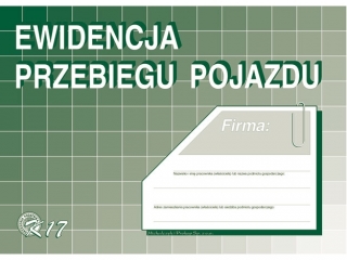 Druk -Ewid.przebiegu pojazdw(bez koszt.)