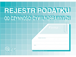 Druk -Rejestr pod.od czyn.cywilnoprawnych