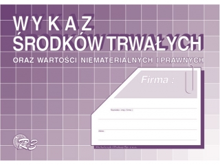 Druk -Wykaz rodkw trwaych