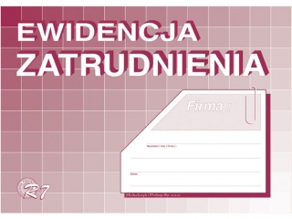 Druk -Ewidencja zatrudnienia