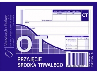 Druk -OT Przyjcie rodka trwaego