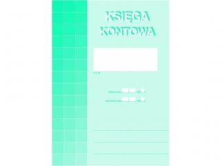 Druk -Ksiga kontowa A4