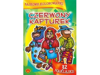 BAJKOWE KOLOROWANKI - CZERWONY KAPTUREK