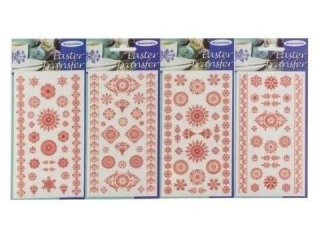 Naklejki na folii termotransferowej nazwa: kształty rozmiar: 8 x 14, 5cm ilość wzorów: 4 kolor: czerwony
