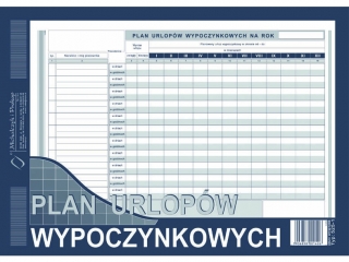 Druk -PUW Plan urlopw wypoczynkowych