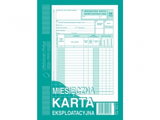 Druk -MKE Miesiczna Karta Ekspl.A5 (40)(SM/113)