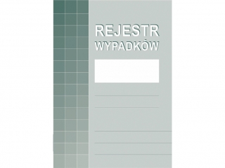 Druk -Rejestr wypadkw A4