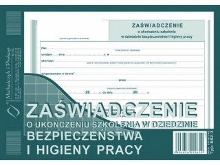 Druk -Zawiadczenie o ukoczeniu.szk.BHP